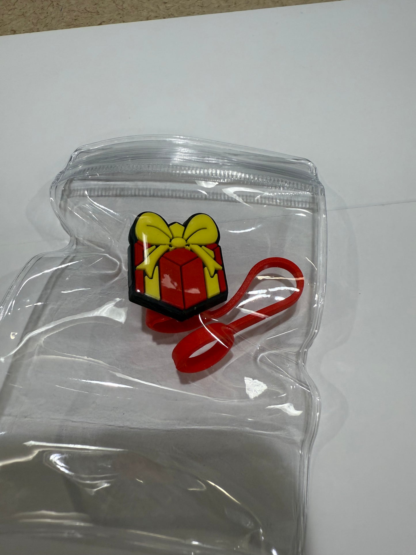 Straw cover Christmas theme