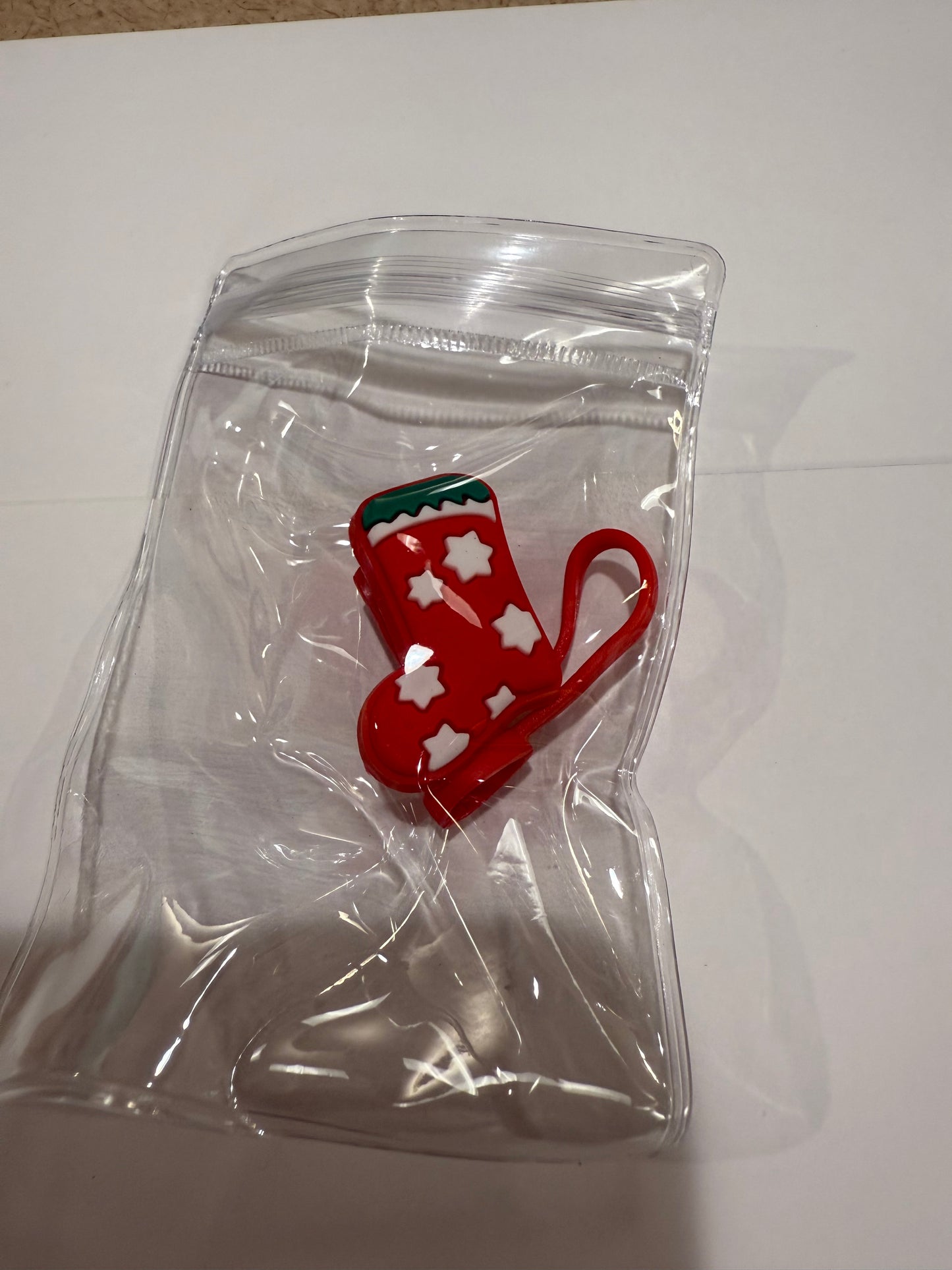 Straw cover Christmas theme