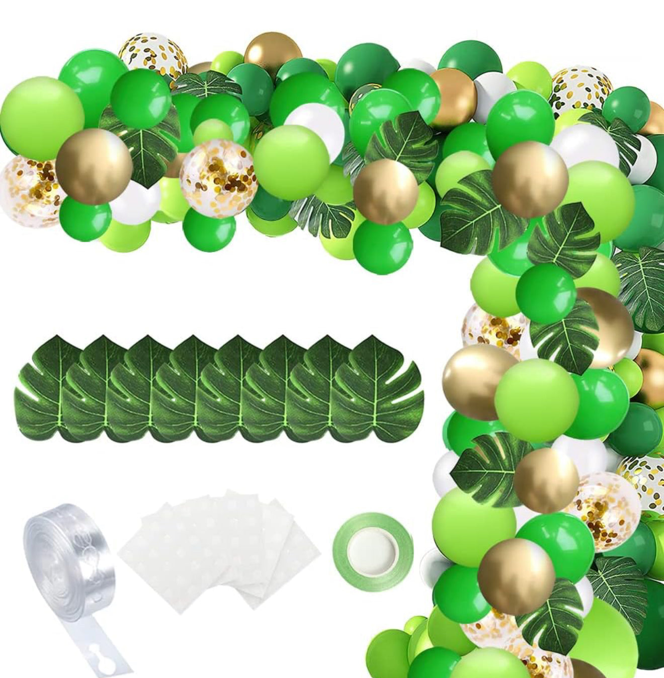 Jungle balloon arch