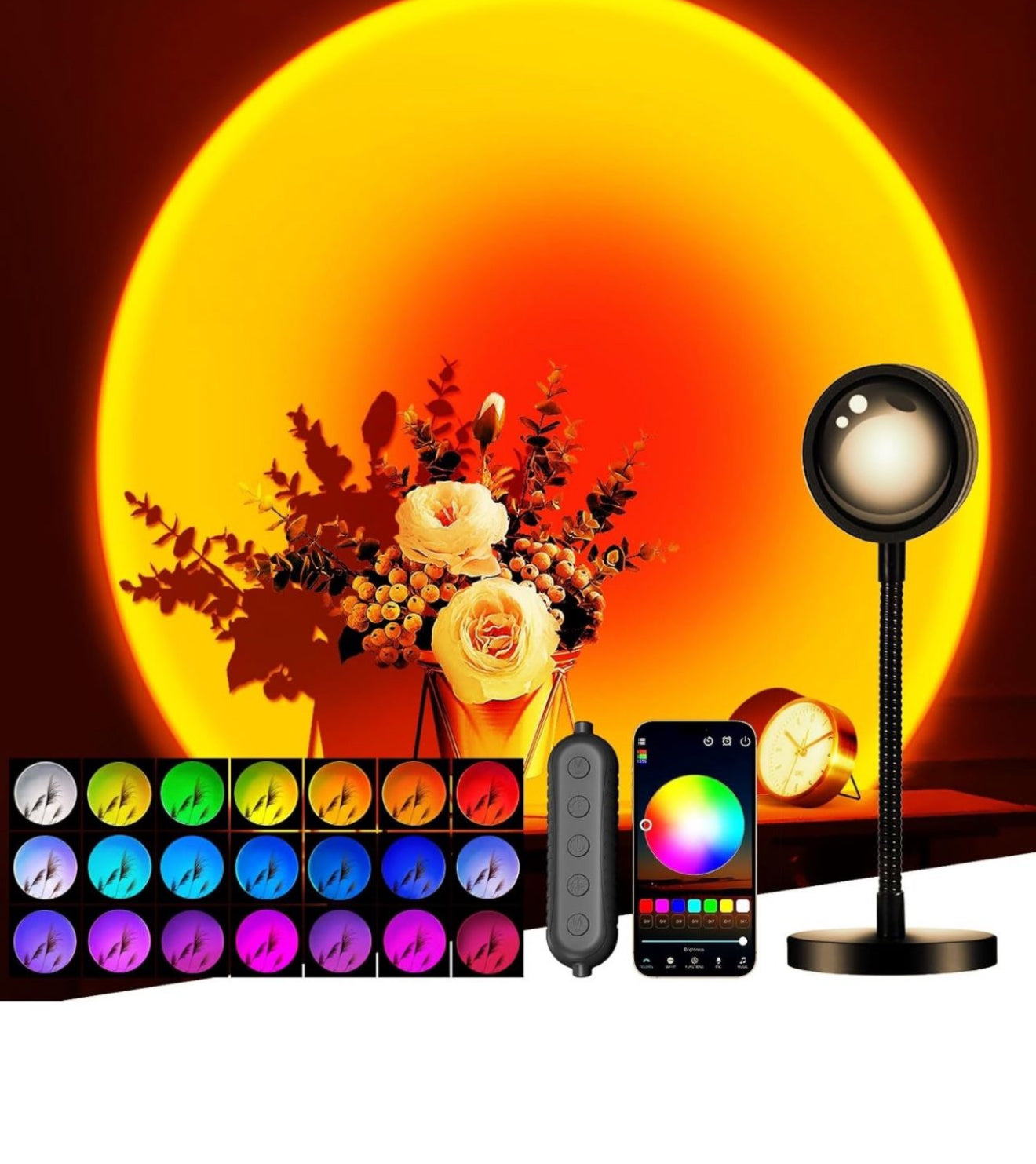 Sunset lamp projector