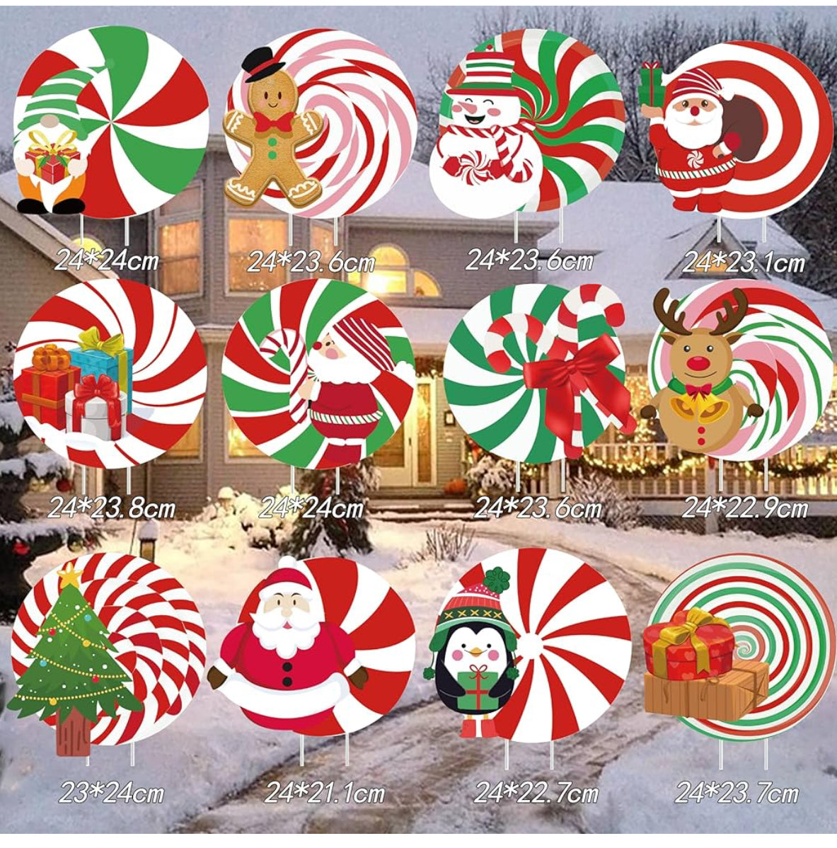 Christmas yard decorations