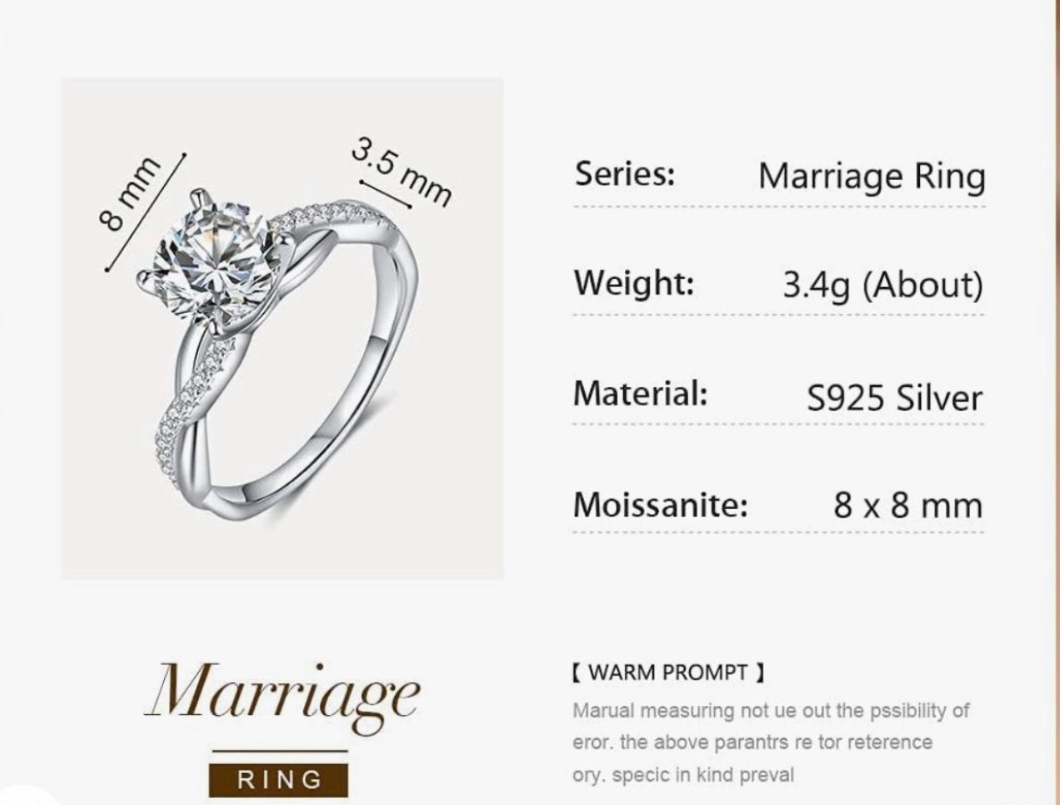 Moissanite Ring