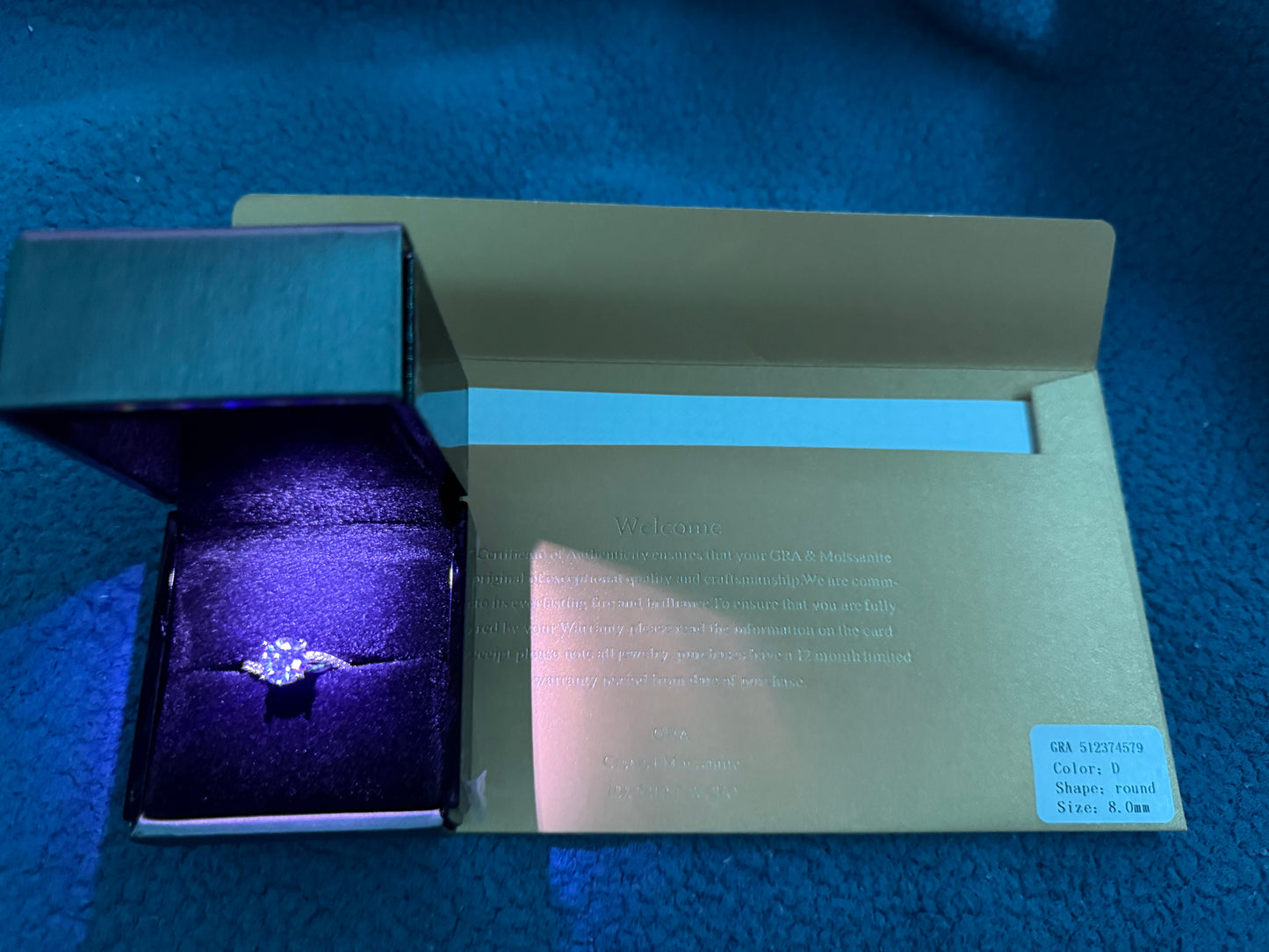 Moissanite Ring