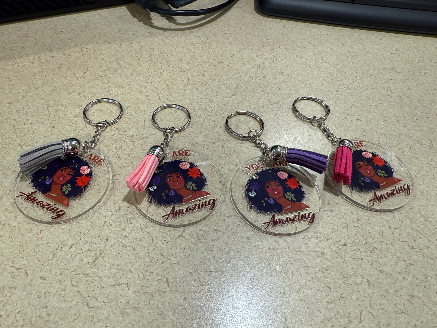 Key chain with tassel