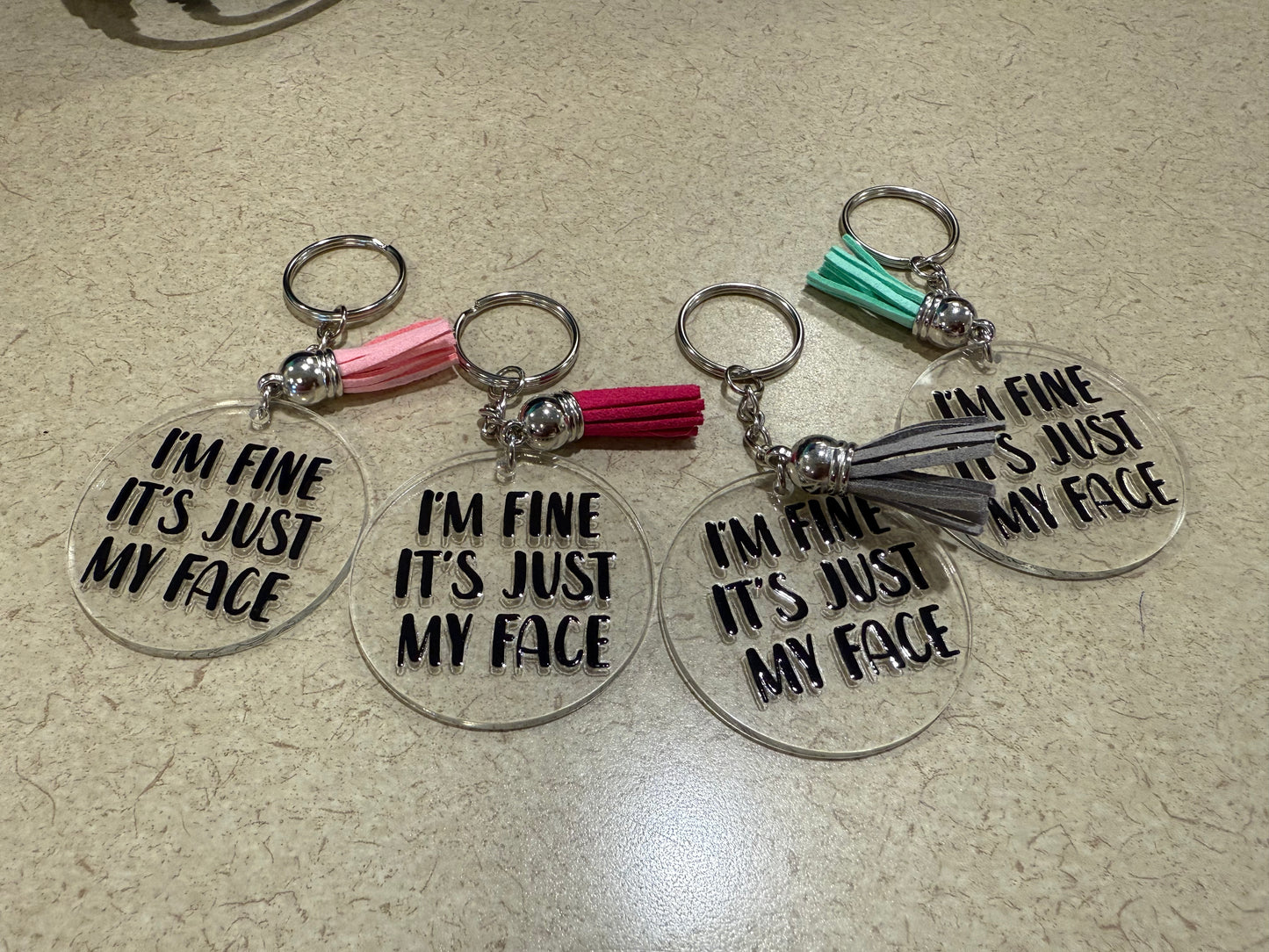 Key chain with tassel