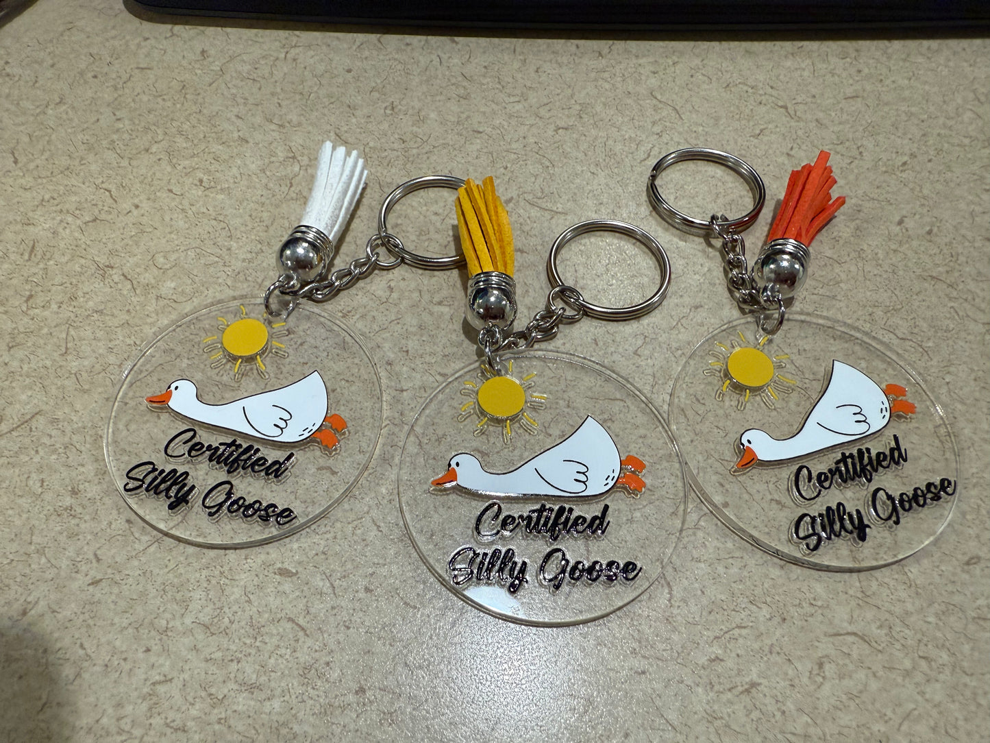 Key chain with tassel