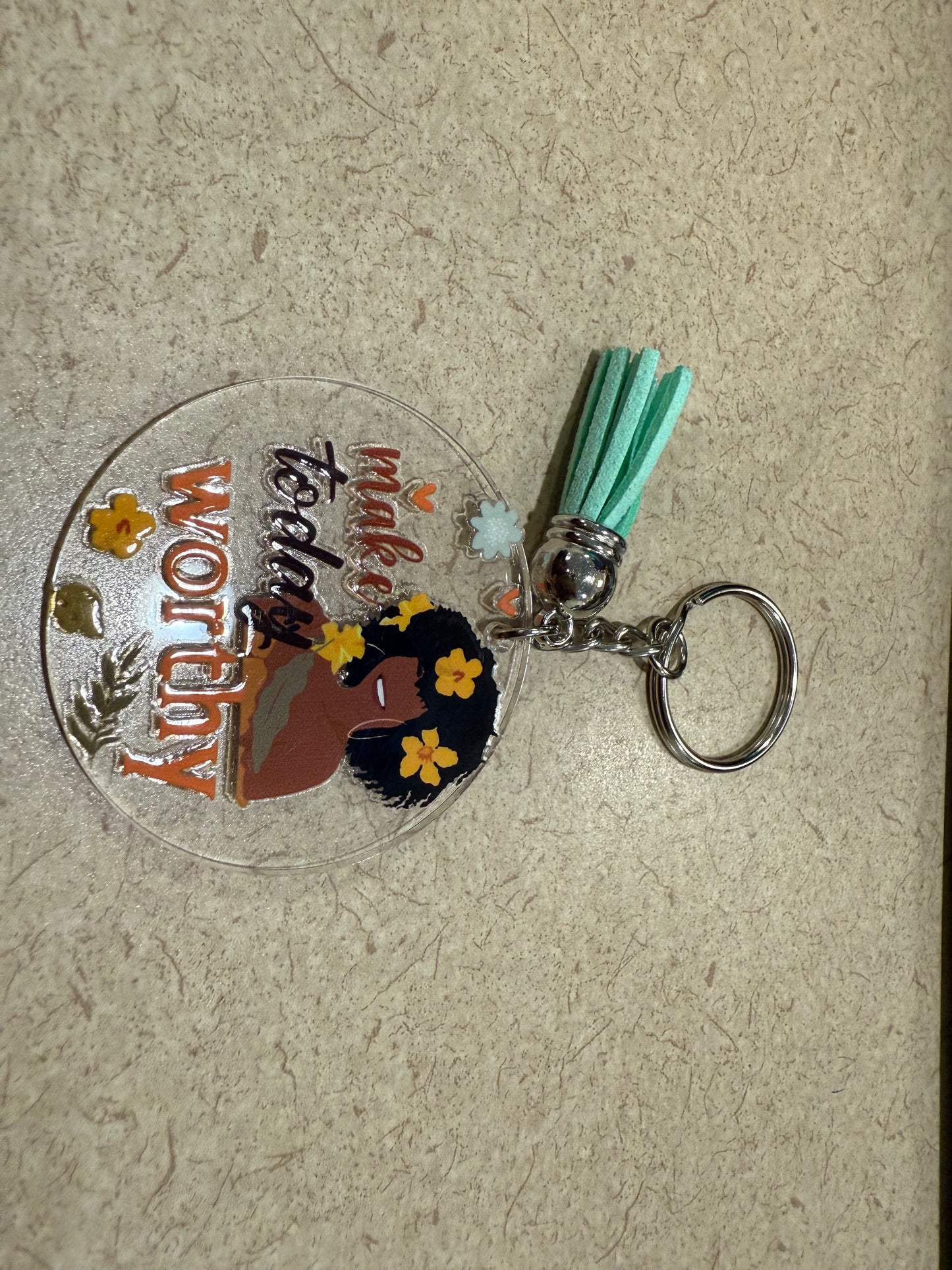 Key chain with tassel