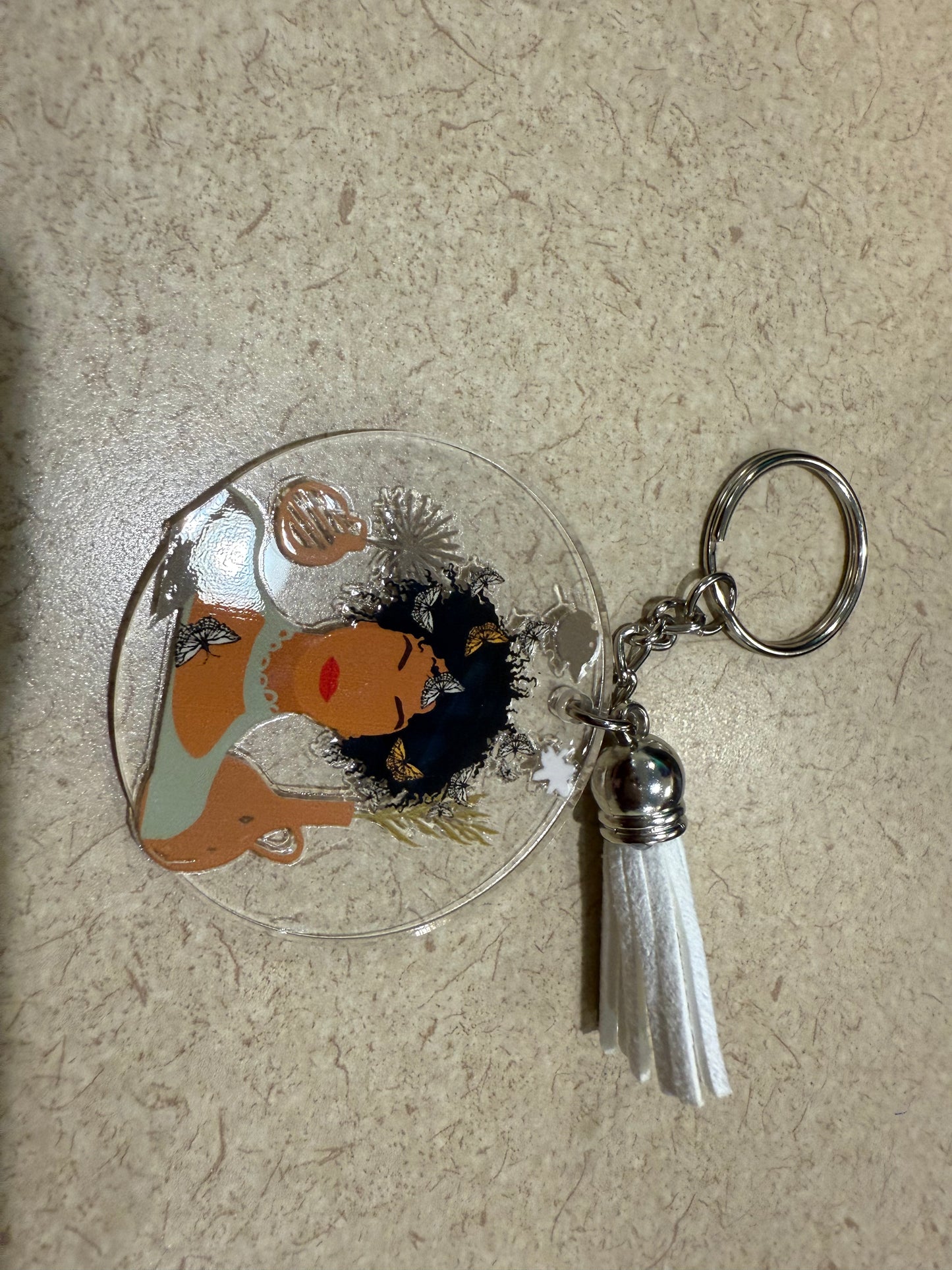 Key chain with tassel