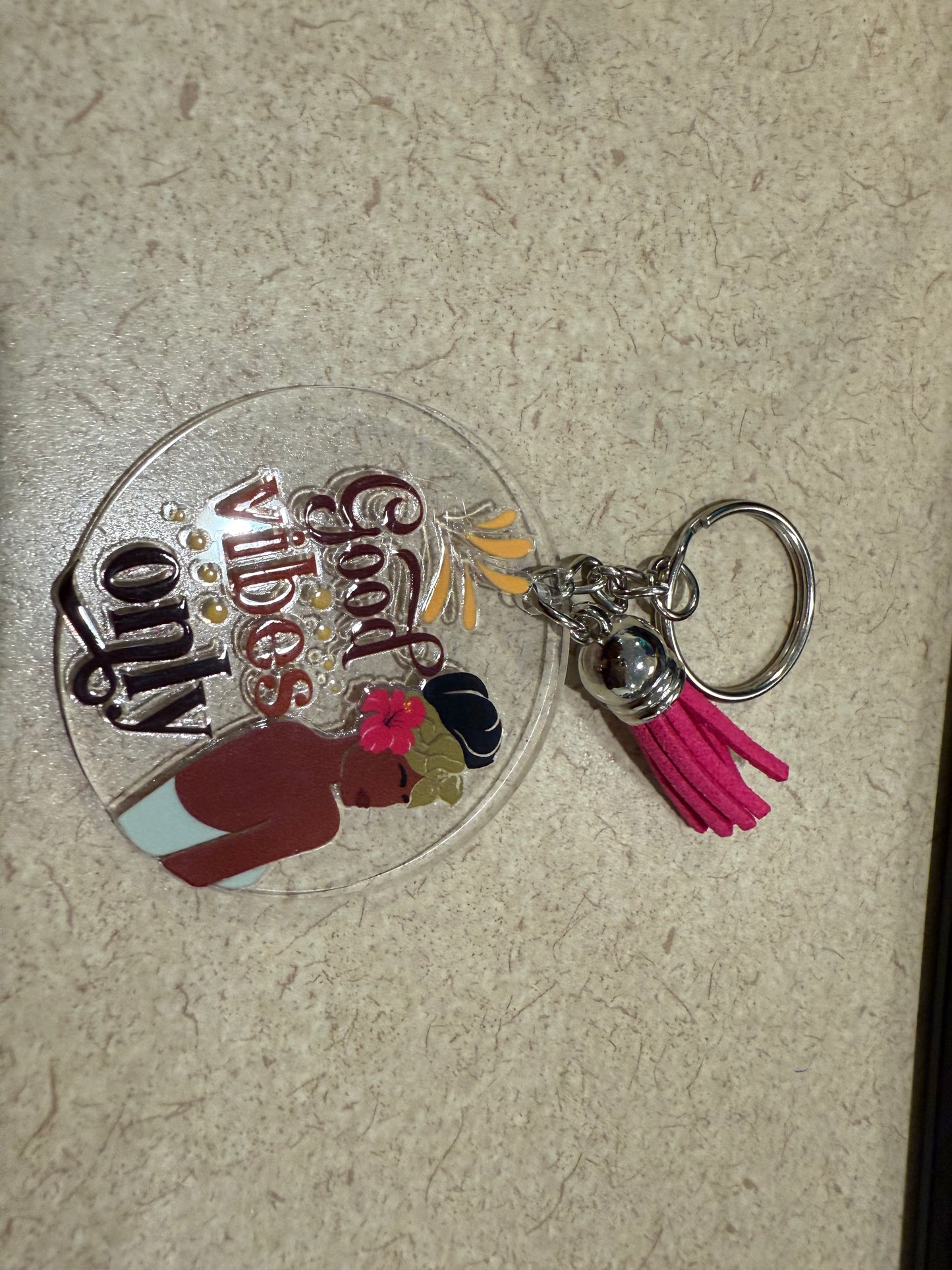 Key chain with tassel