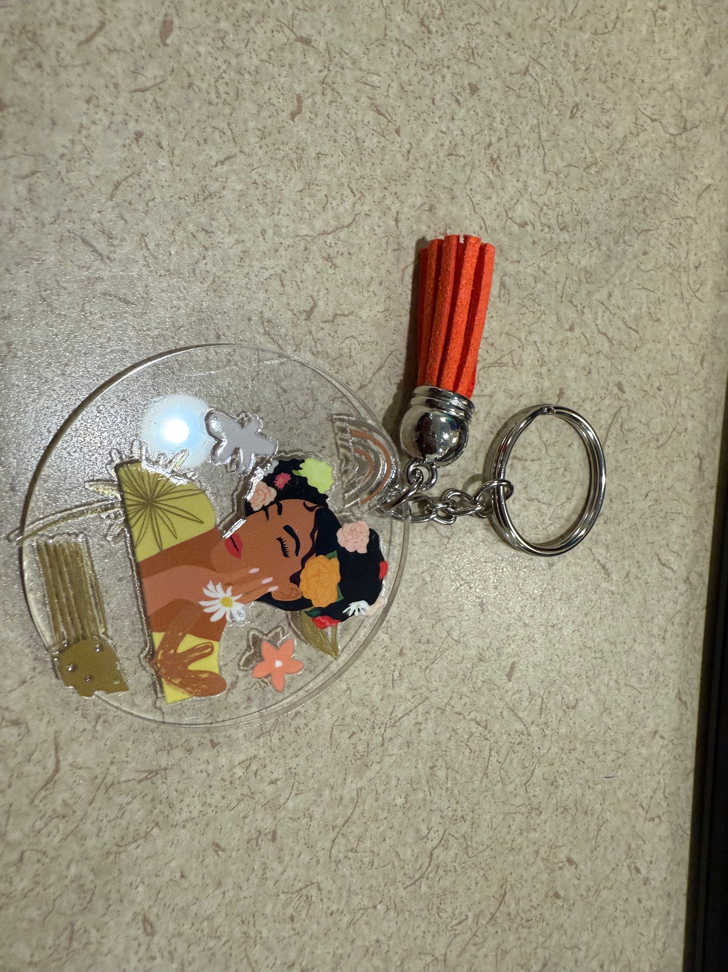 Key chain with tassel