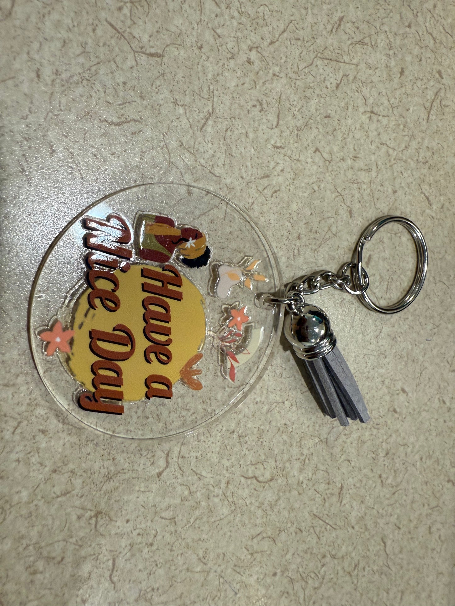 Key chain with tassel
