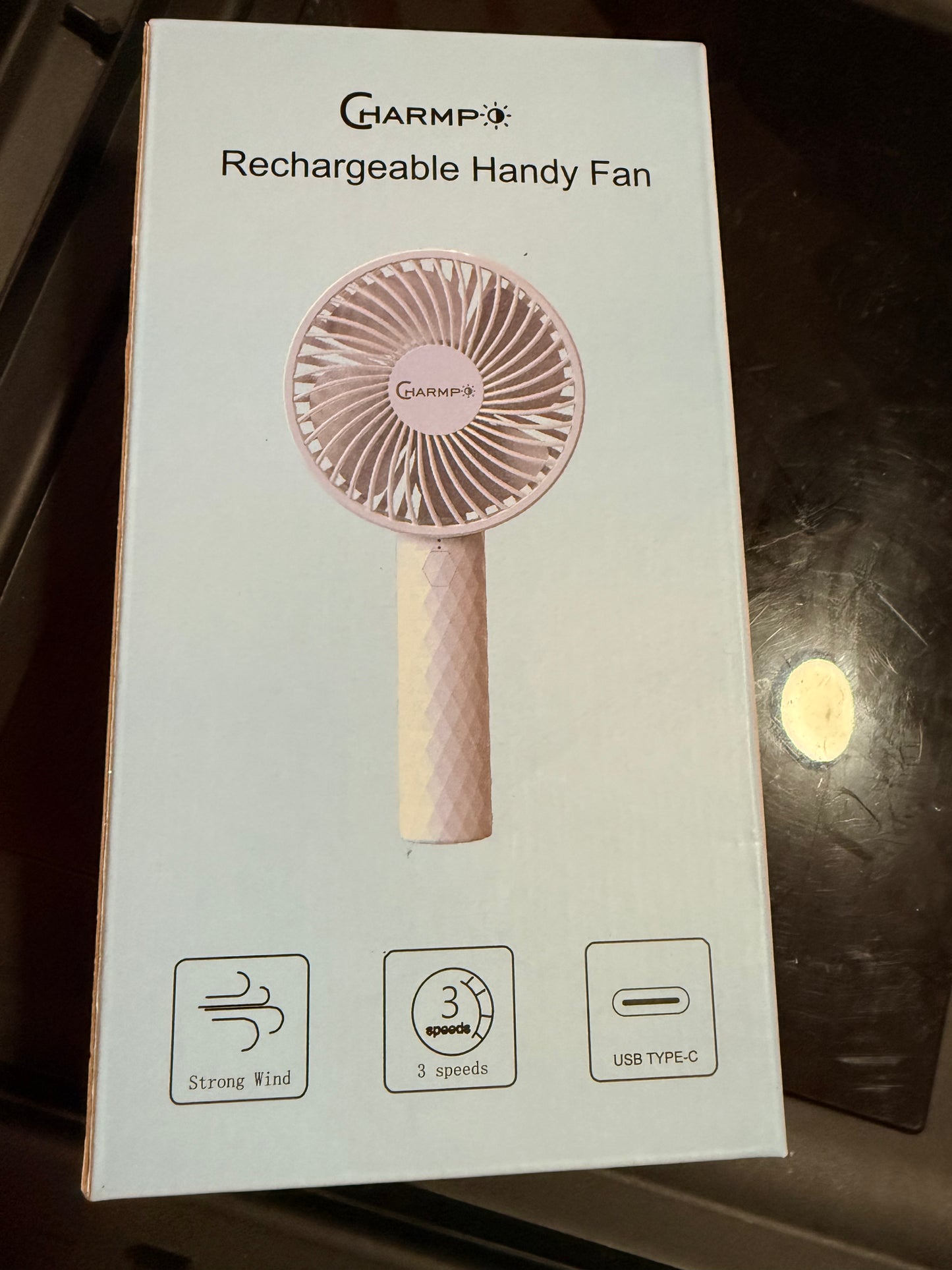 Rechargeable hand fan