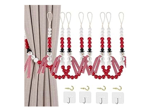 Christmas Curtain ties