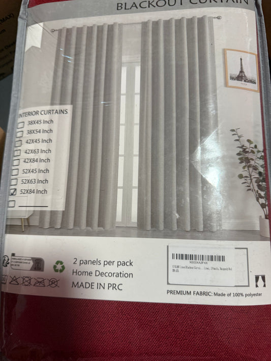 BLACK OUT CURTINS 2 PANELS