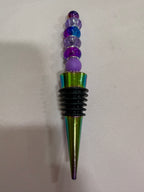 Beaded wine stopper