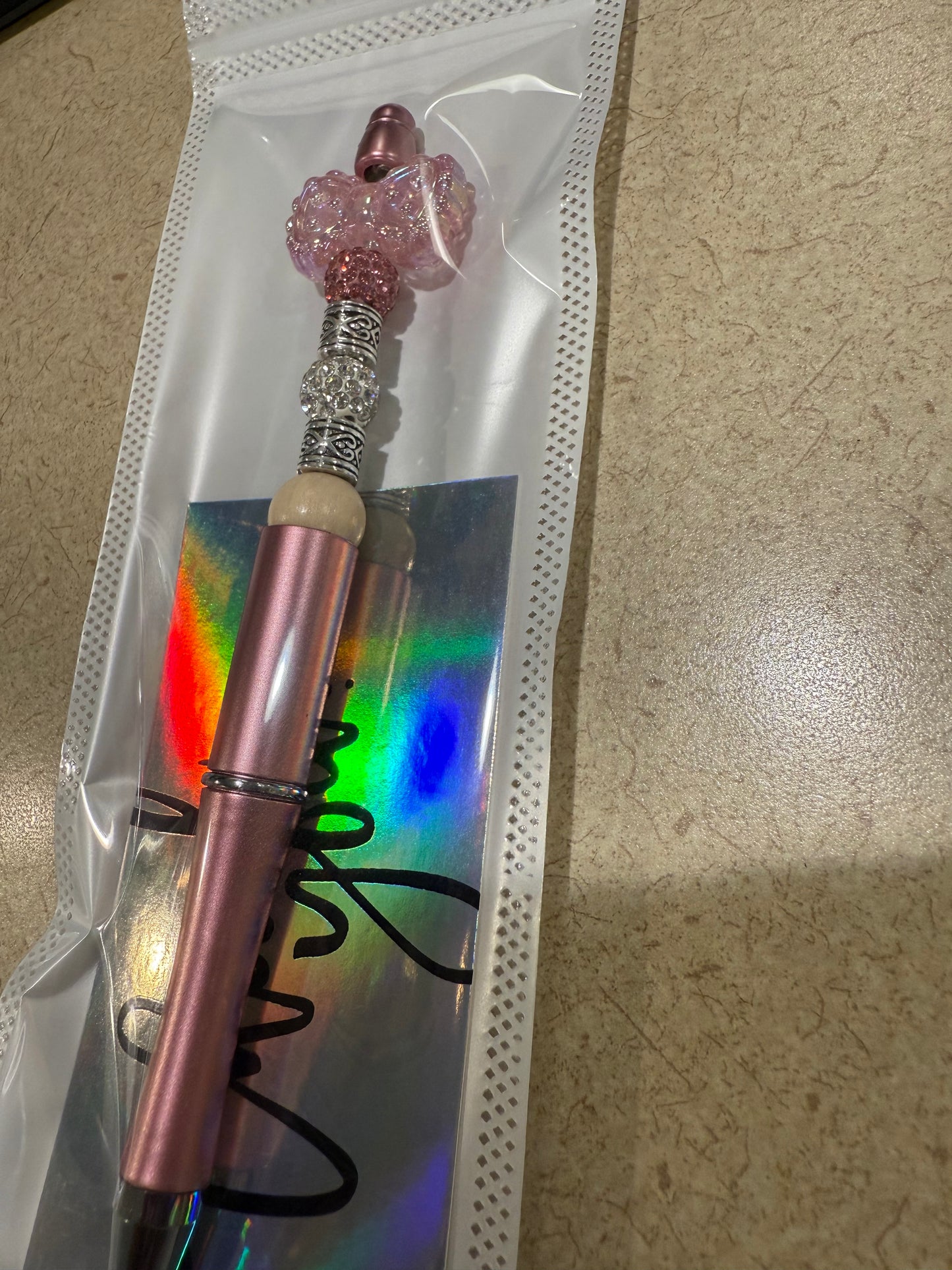 Hand made beaded pens