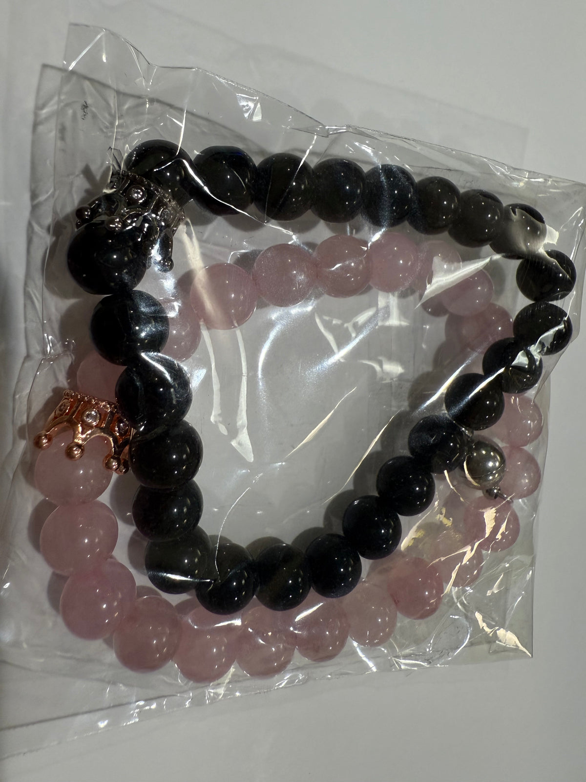 Black matching bracelet