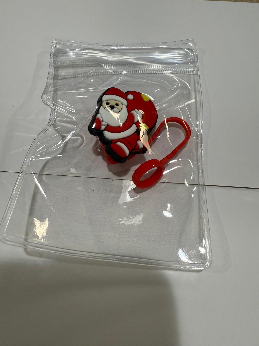 Straw cover Christmas theme