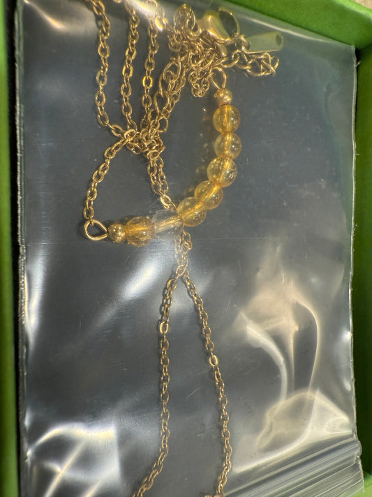 Gold plated necklace