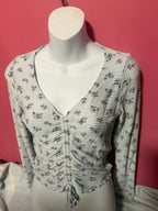 Long sleeve crop top