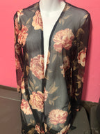Mesh long sleeve top