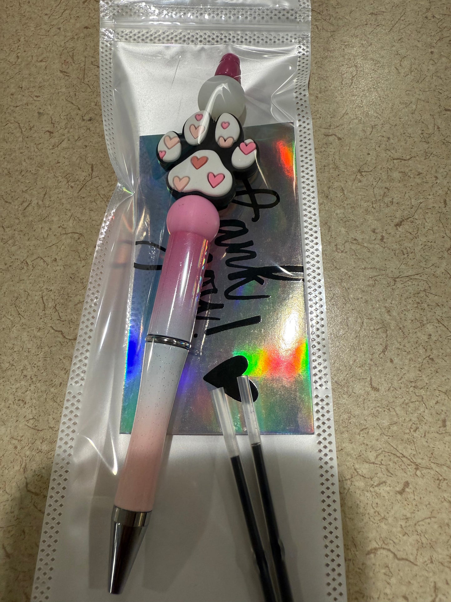 Hand made beaded pens