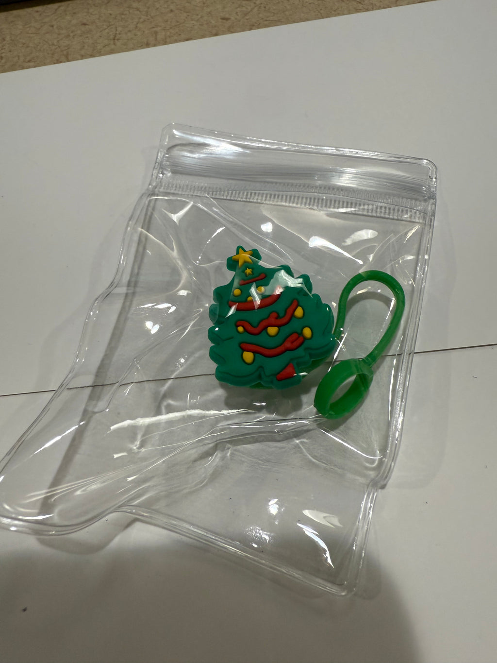 Straw cover Christmas theme