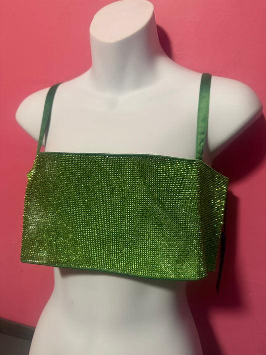 Shimmery crop top