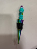 Beaded wine stopper