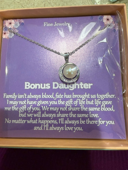 Pearl and sterling necklace