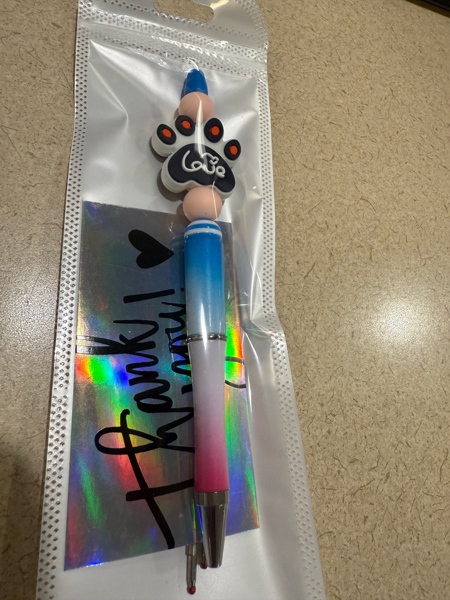 Hand made beaded pens