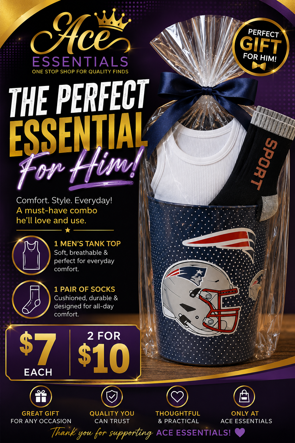 Men’s tanks gift set