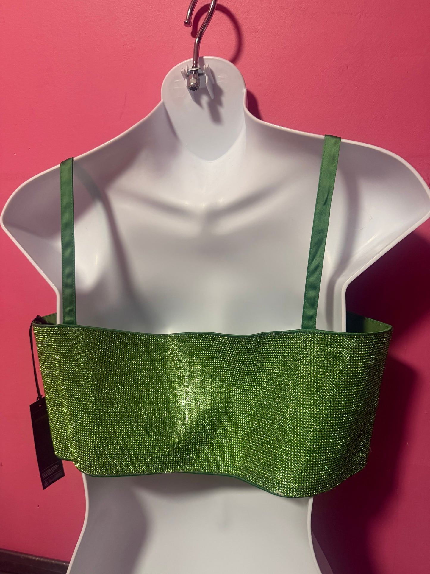 Shimmery crop top