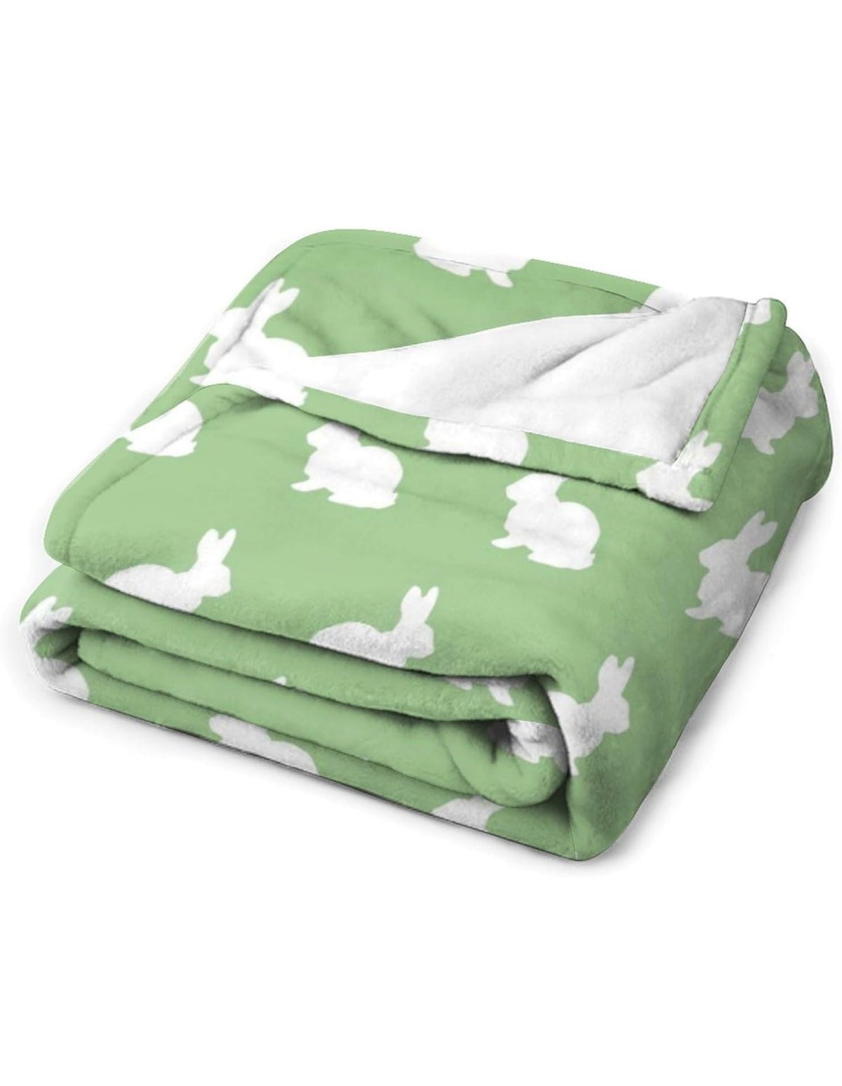 Green rabbit Throw