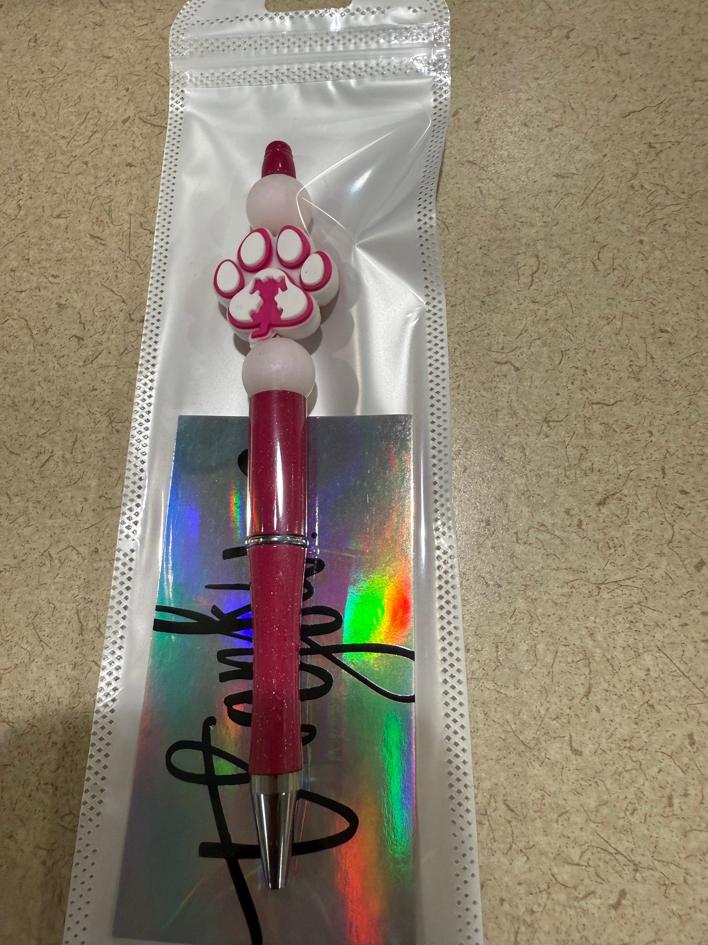 Hand made beaded pens