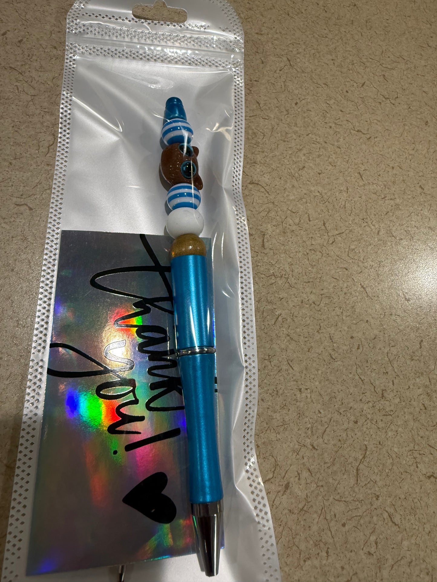 Hand made beaded pens