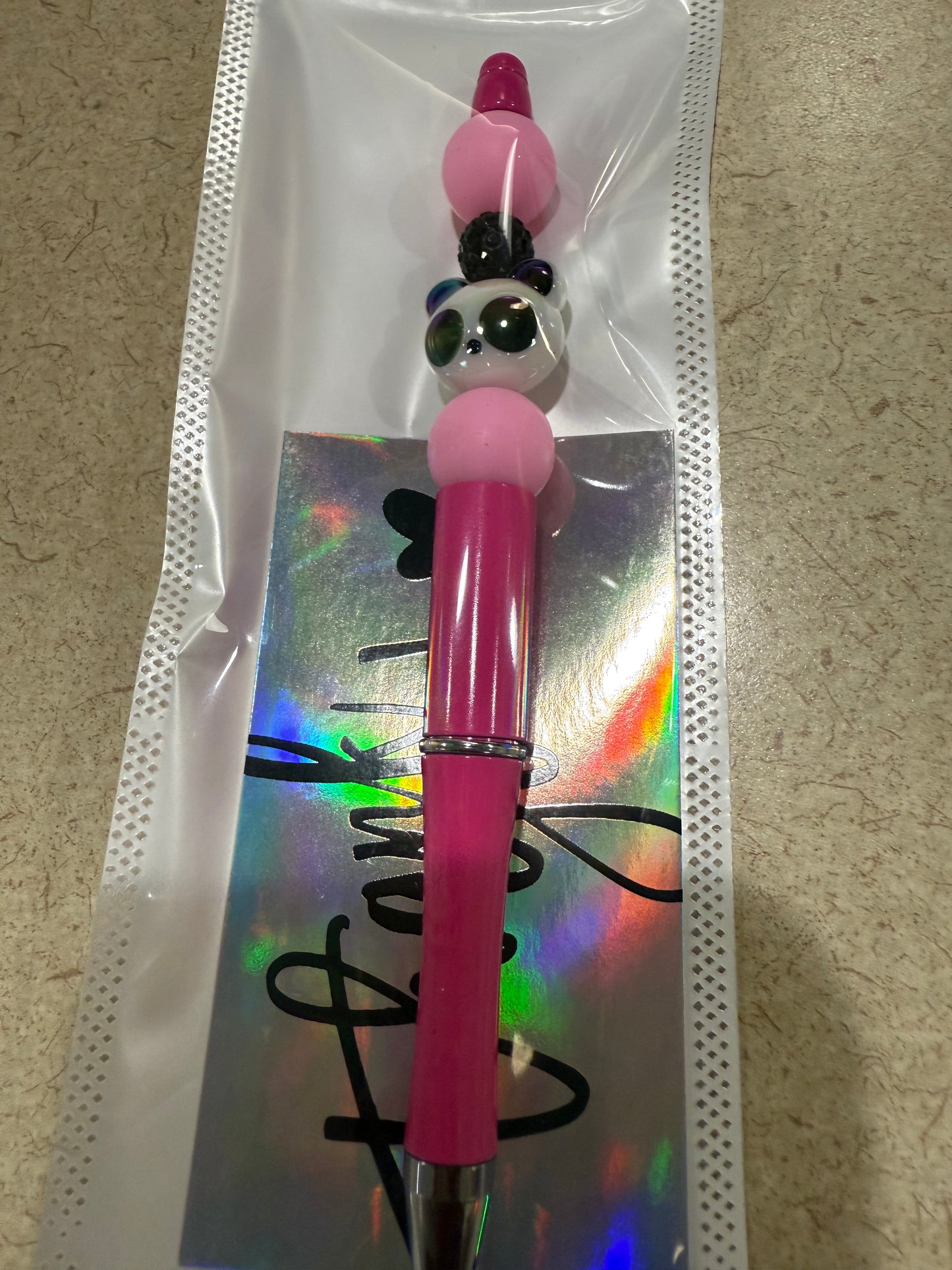 Hand made beaded pens