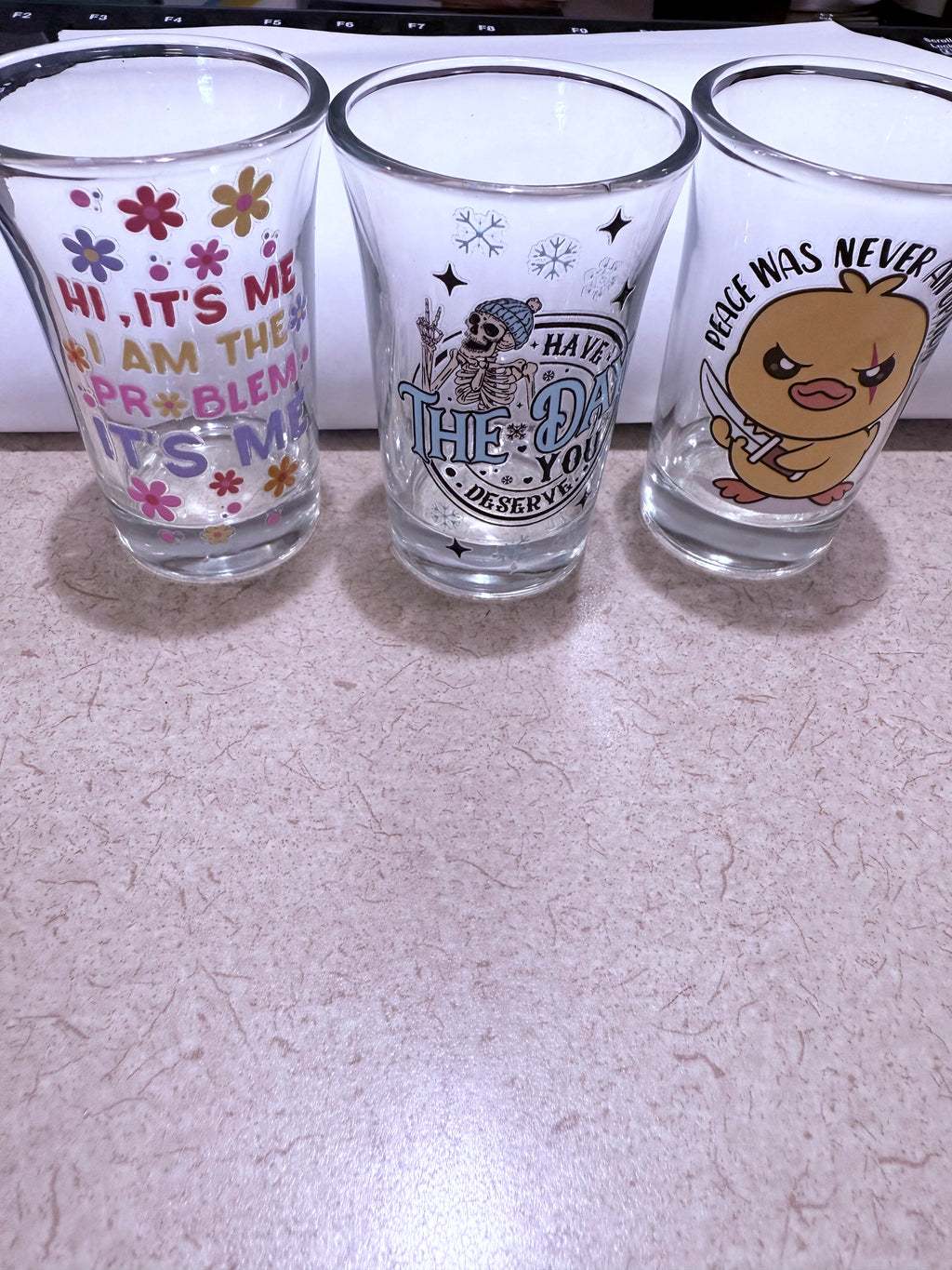 Shot glasses