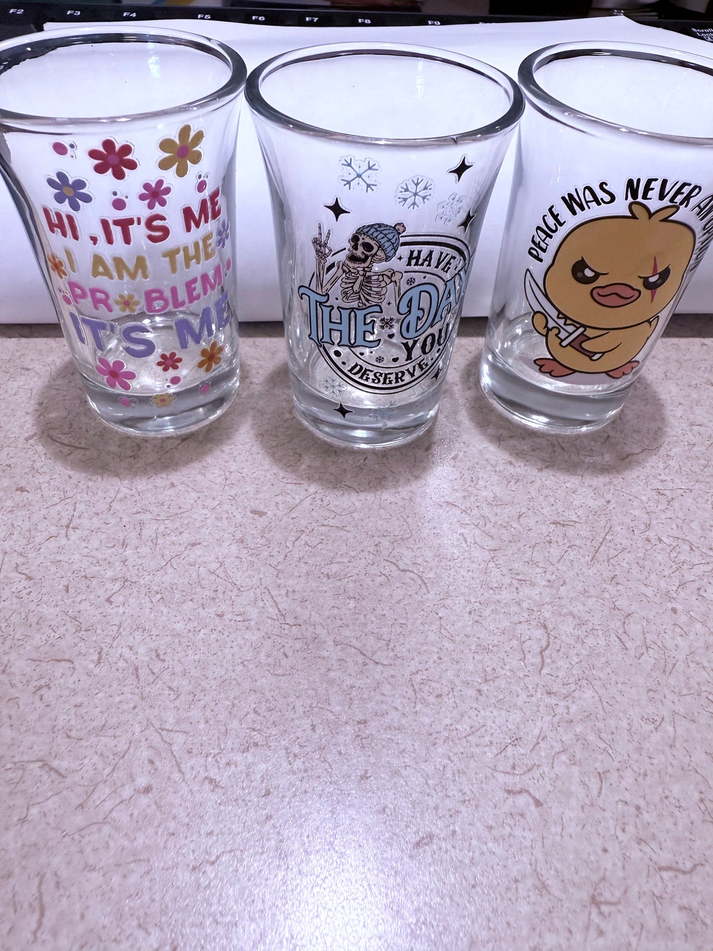 Shot glasses