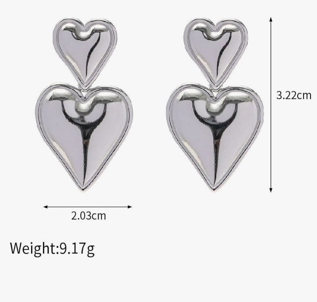 Heart earings