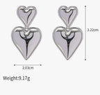 Heart earings