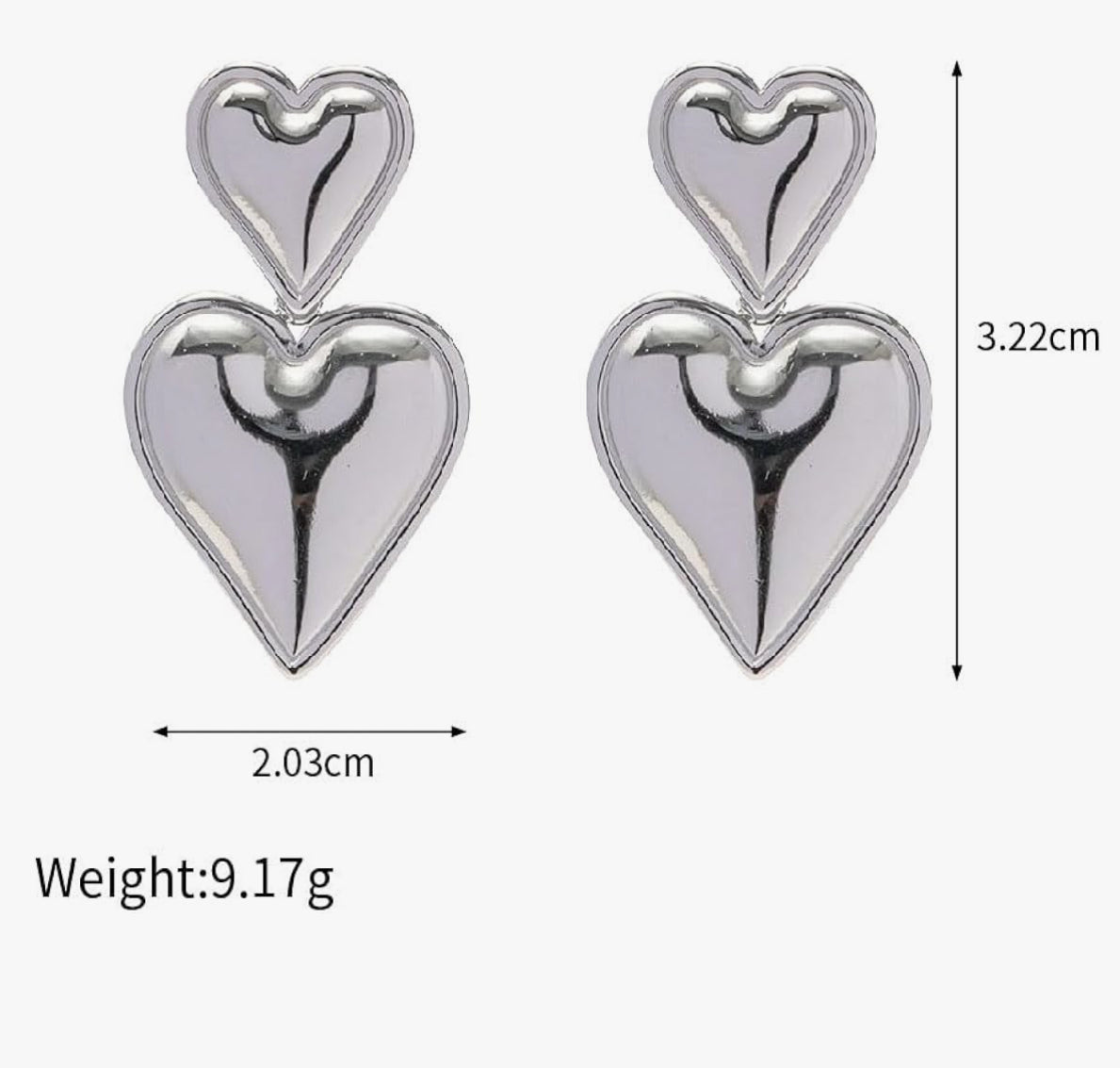 Heart earings