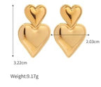Heart earings