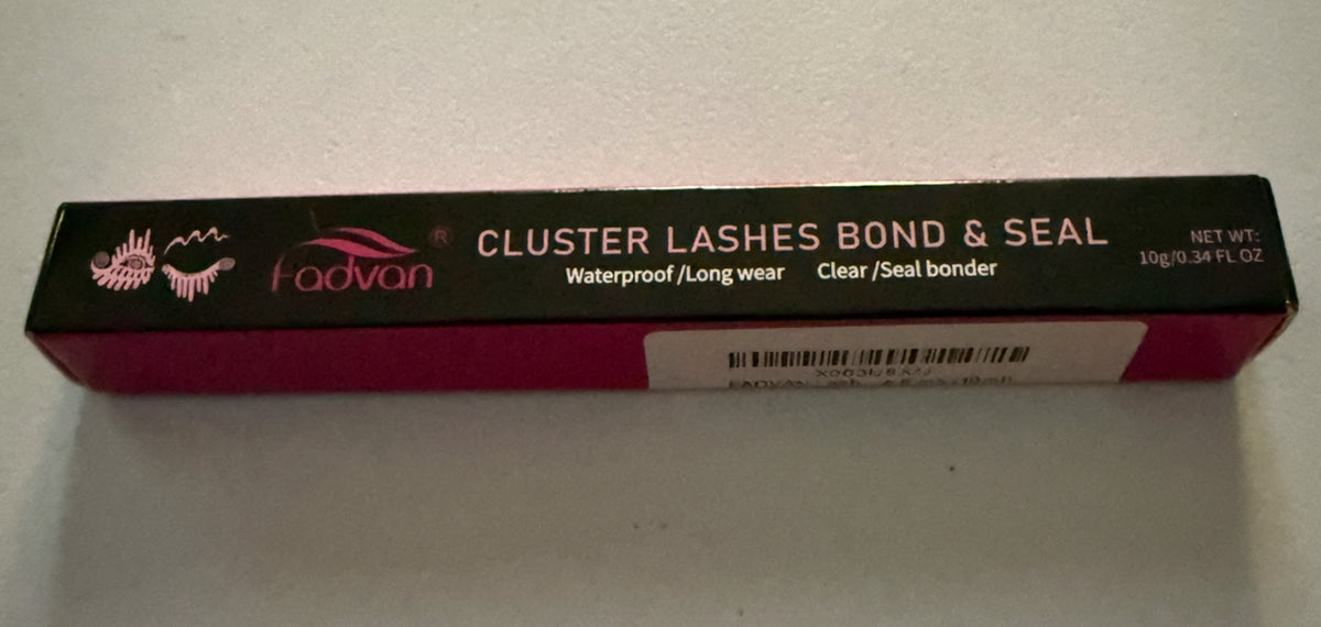 Cluster lashes bond and seal