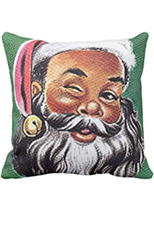 Santa pillow cover