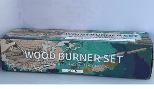 Wood burning set