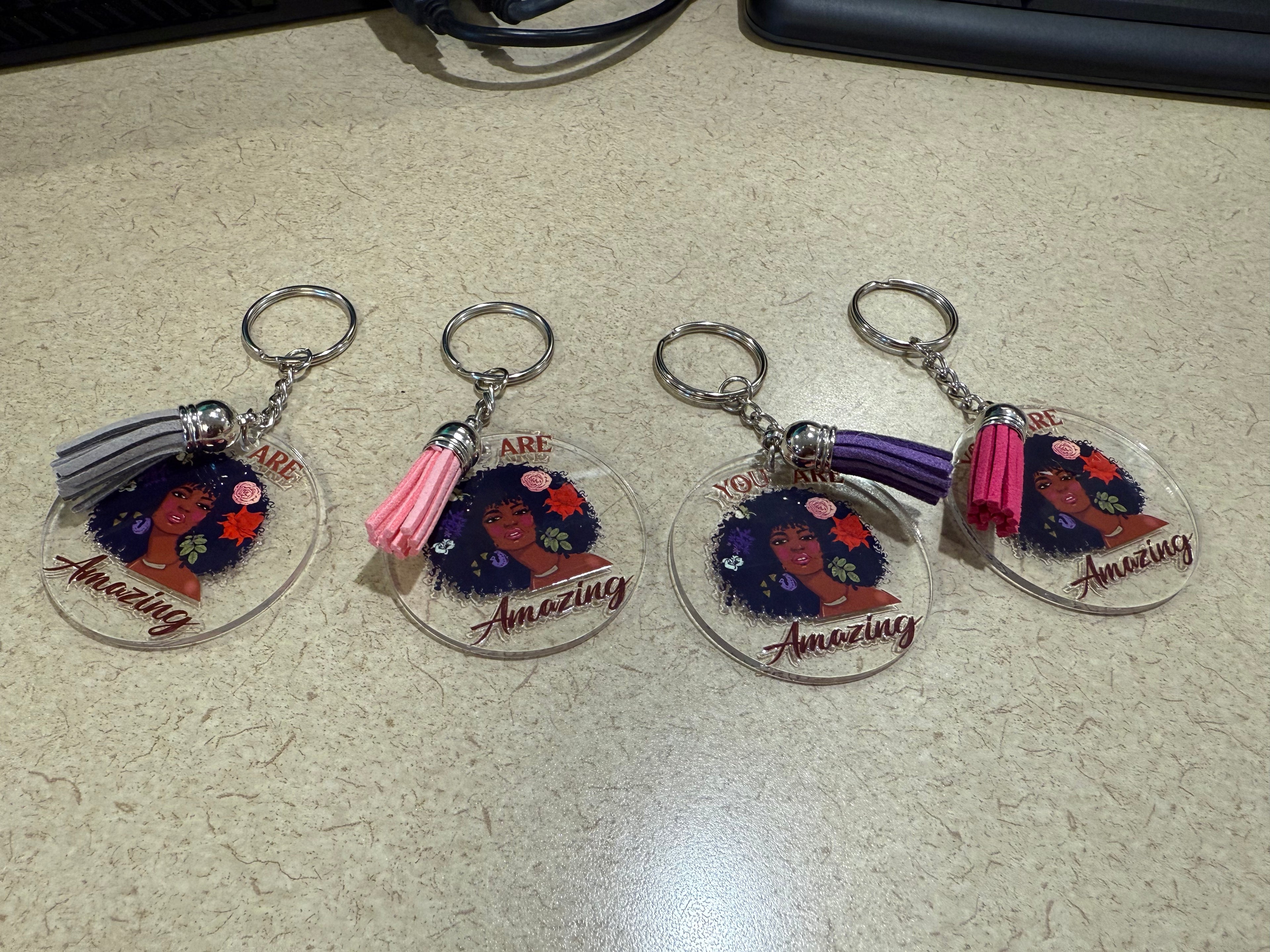 Key chain with tassel