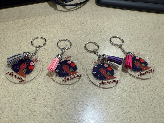 Key chain with tassel
