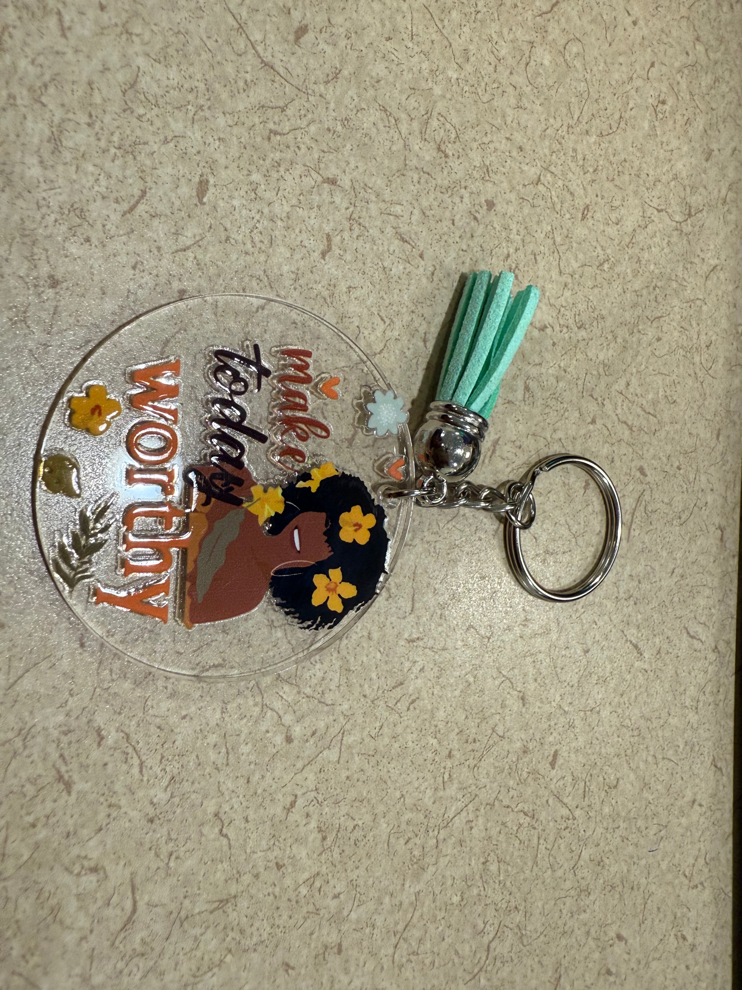 Key chain with tassel