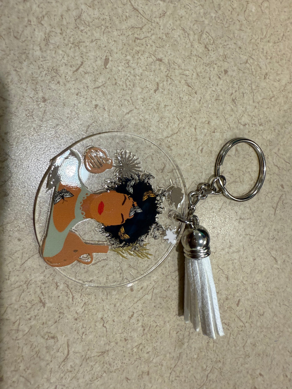 Key chain with tassel
